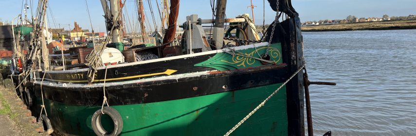 25m Thames Sailing Barge, wooden, 1895, Kitty