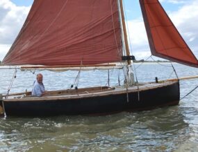 Memory 19 GRP, Gaff Sloop with Road Trailer, 1980
