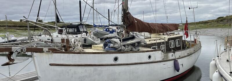 10m Maurice Griffiths TIDEWATER Bermudan Cutter, Whisstocks built, 1976